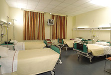 Tυπικός θάλαμος νοσηλείας 